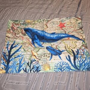 Colorful Ocean Map Tapestry Cirlife Placemats